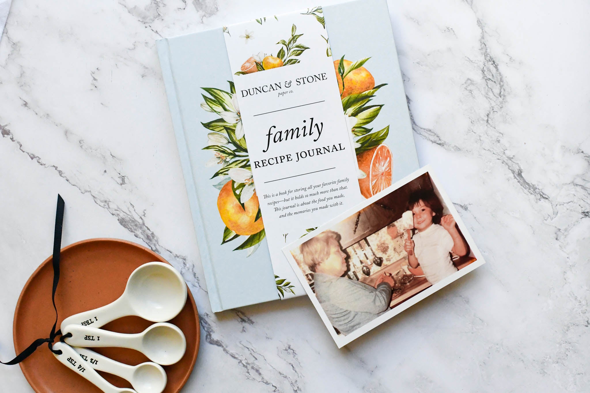 Illustrated Family Recipe Book Gift Idea - For the Love of Food