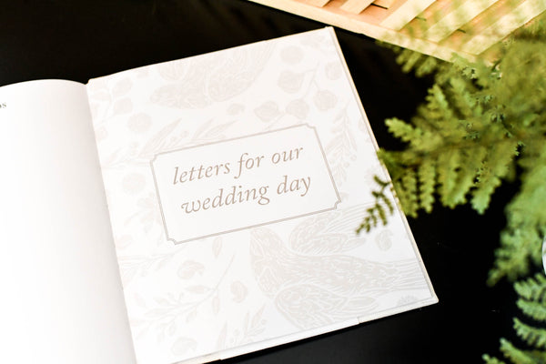 Anniversary Journal by Duncan & Stone - Taupe | Wedding Journal Book for Couples